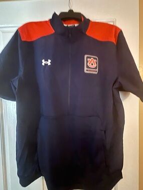 LG Navy and Bright Orange Athletic Jacket